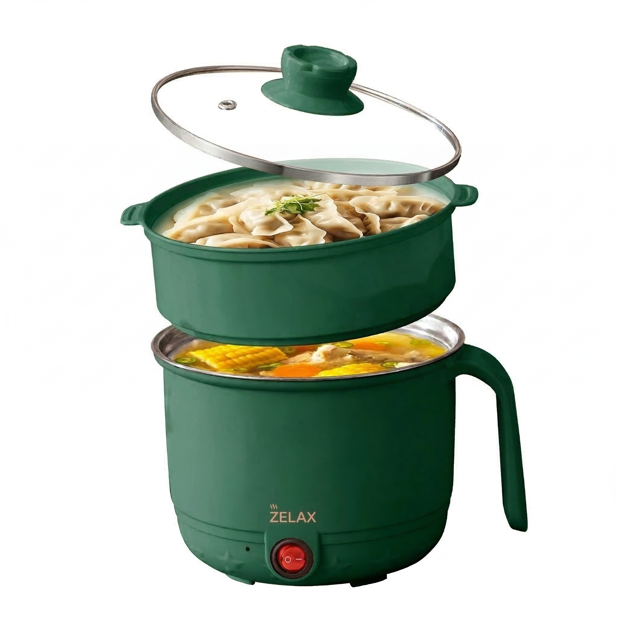 Zelax Portable Multi-Function Electric Cooker – Cook Anywhere, Anytime